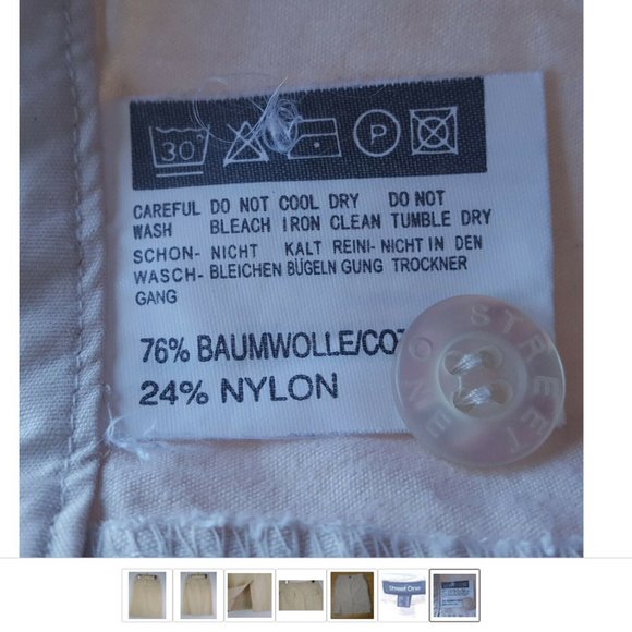 Pencil Skirt Khaki cotton blend Outdoor Women sz GB 10 by Street One - Picture 7 of 8